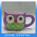 Owl serie azucarero de cerámica y jarra de leche